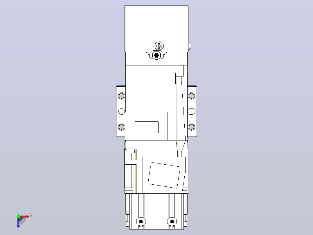 钢基模组TPA-KNR-4002C-100A1-MU-H1俯视图