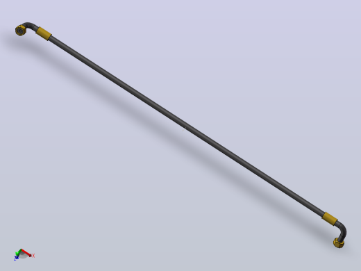 锥密封双90°钢丝编织胶管总成D型III_6.3DⅢ-1000