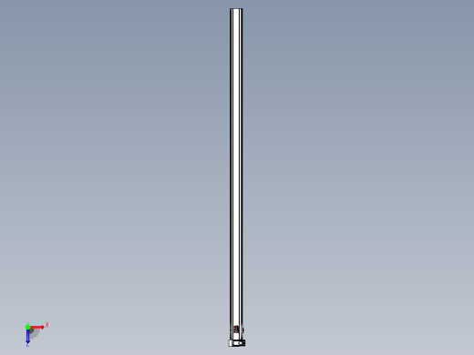 皮带直线轴半封闭可选导轨TPA-HNB-120D-110-L3000-LU-C-P40-N3俯视缩略图