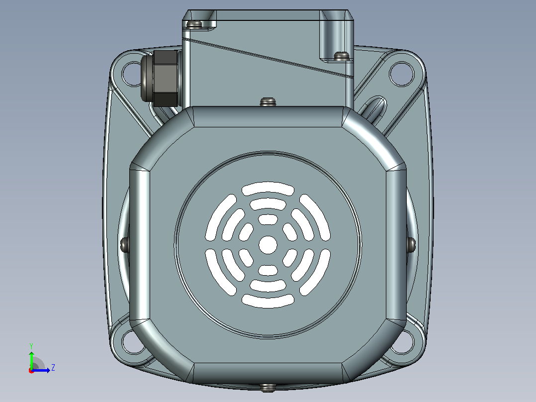 JSCC变频减速电机 f250v02-R左视图