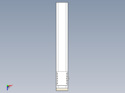 滚珠丝杠直线轴带导轨全封闭TPA-HCR-202D-2510C-L1150-MP-C-P75-N3俯视缩略图
