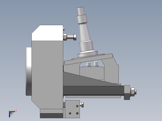 汽车转向节拉主削孔夹具