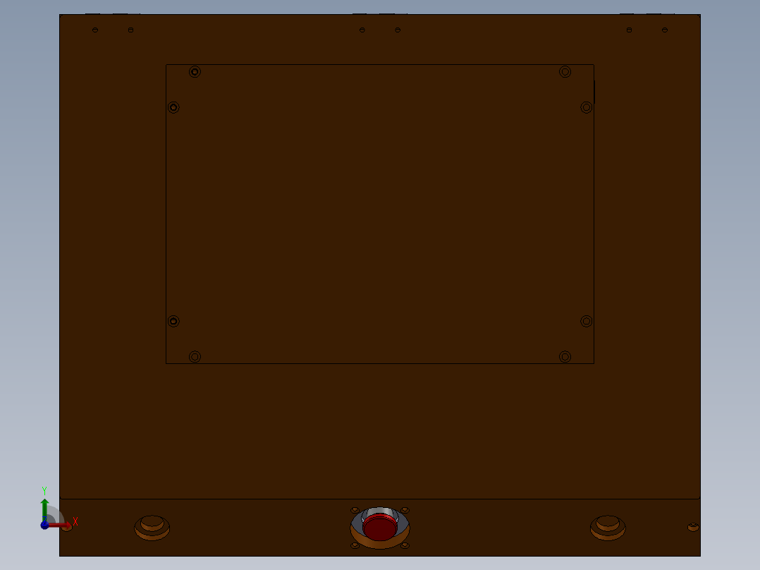 LED按键测试机（治具）前视图