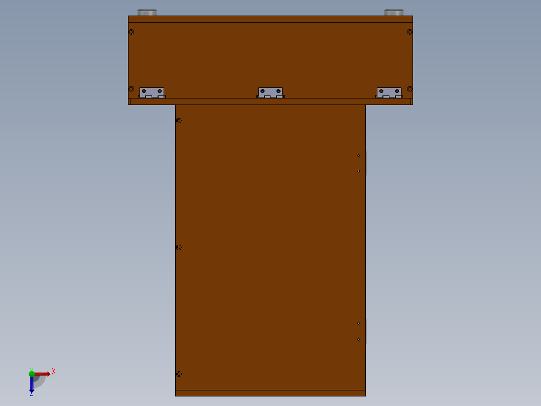 LED按键测试机（治具）俯视图