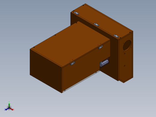 LED按键测试机（治具）正等轴测缩略图