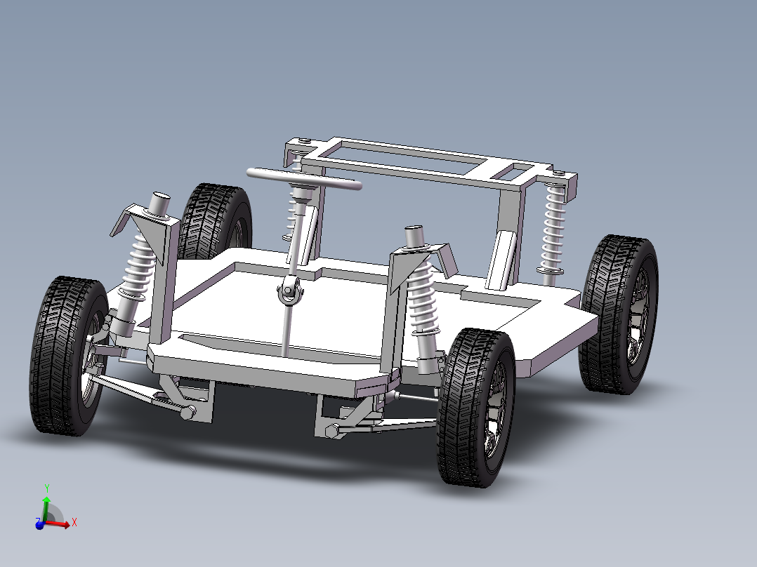 汽车底盘悬架模型1055601