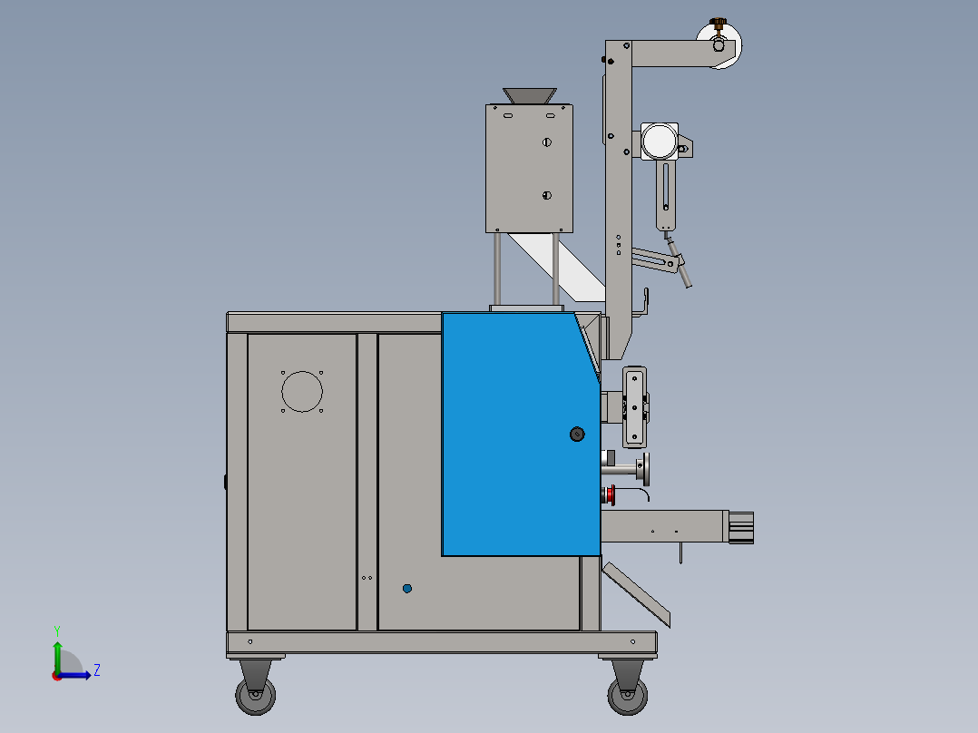 螺丝装袋塑封机2018可编辑左视图