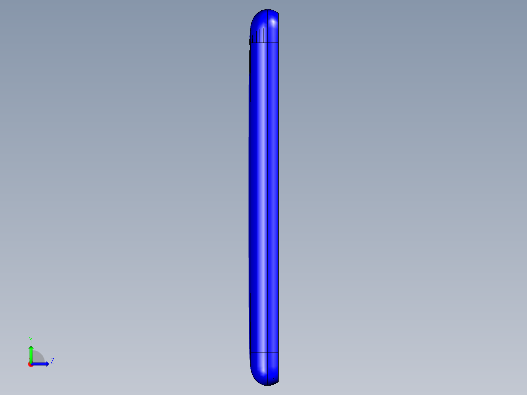 诺基亚Lumia820外壳设计（含装配文件）左视图