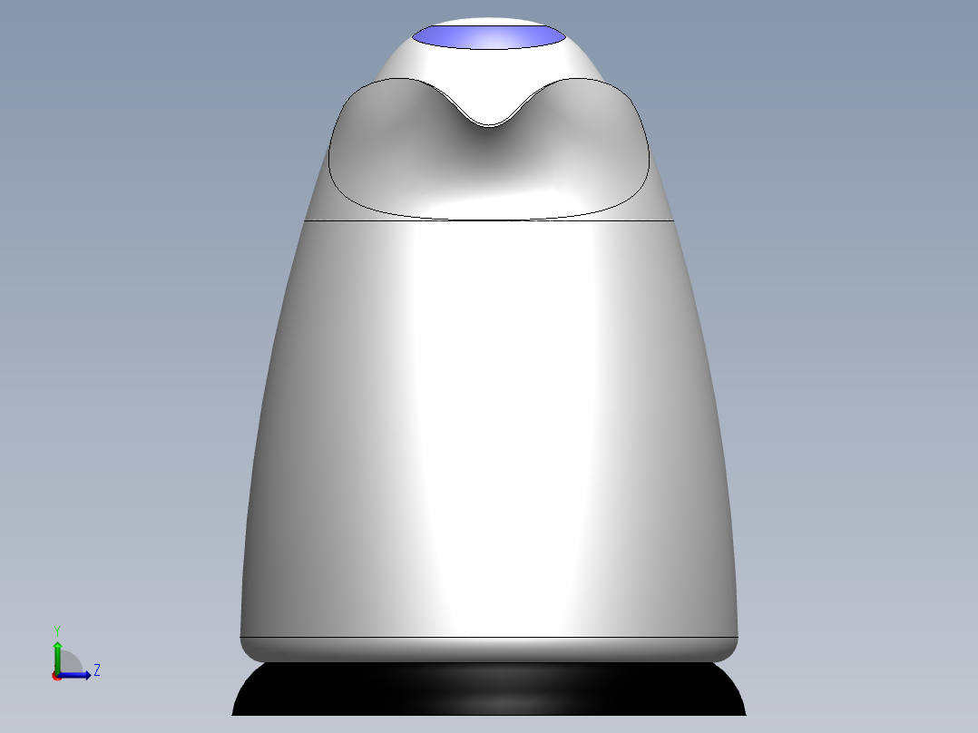SolidWorks 水壶造型设计左视图