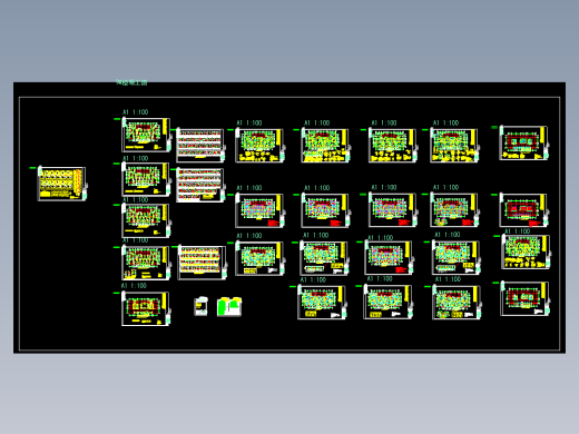 多层高层单元式住宅楼CAD施工图纸小区居住楼设计图纸建筑素材5