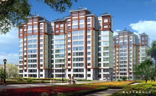 多层高层单元式住宅楼CAD施工图纸小区居住楼设计图纸建筑素材5缩略图