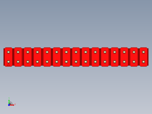 彩色公头100mil（2.54mm）系列-DS1021_red_2x15p_100mil_Type43_rev1.0前视缩略图