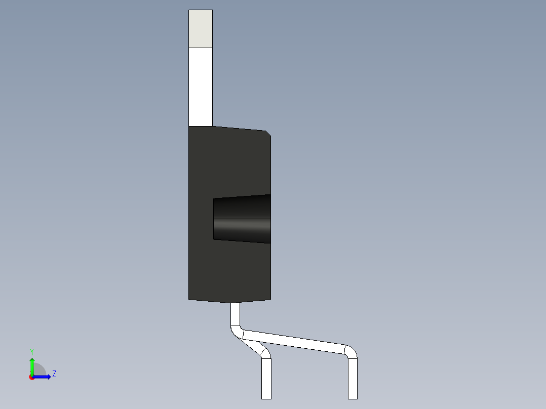 multiwatt-ST 封装-MULTIWATT-15_Min_LStrandard_rev1.1左视图