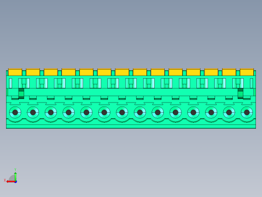 DEGSON 2EDG 系列 5.0mm 可插拔接线端子组-2EDGKDA-5.0-14P-14-00AH后视缩略图