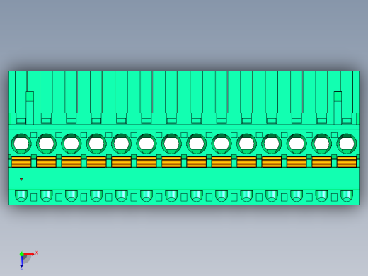 DEGSON 2EDG 系列 5.0mm 可插拔接线端子组-2EDGKDA-5.0-14P-14-00AH俯视缩略图