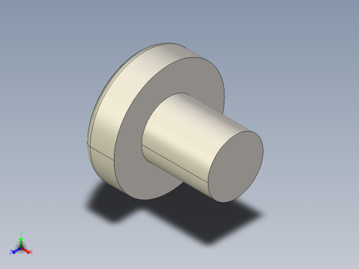 螺丝 M2.5 十字盘头-M2.5 x 3 Screw head.STEP正等轴测缩略图