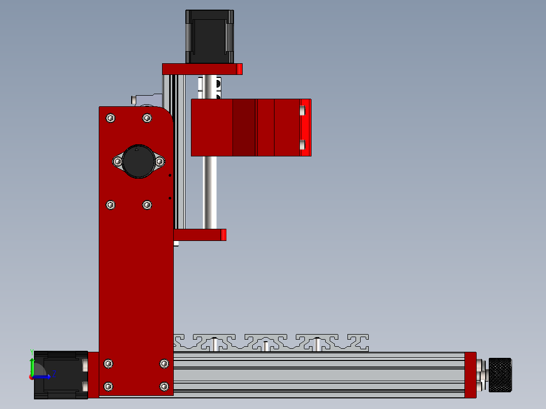 杰瑞斯 3018 pro3d打印机左视图