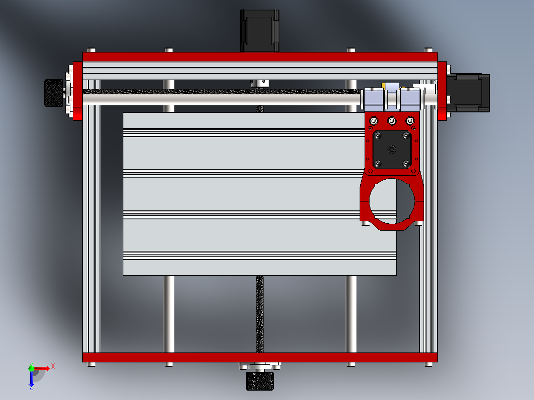 杰瑞斯 3018 pro3d打印机俯视图