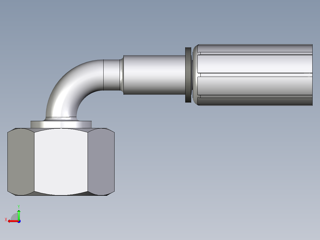 1C46系列-24°重型90°头后视图