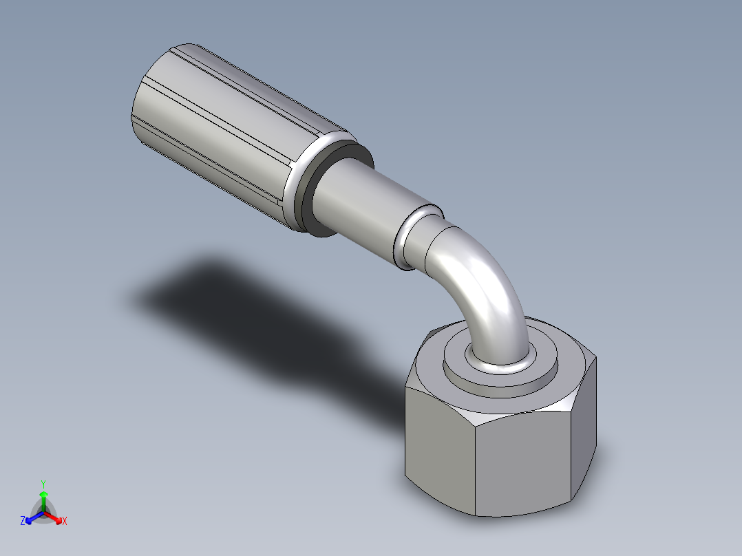 1C46系列-24°重型90°头正等轴测图