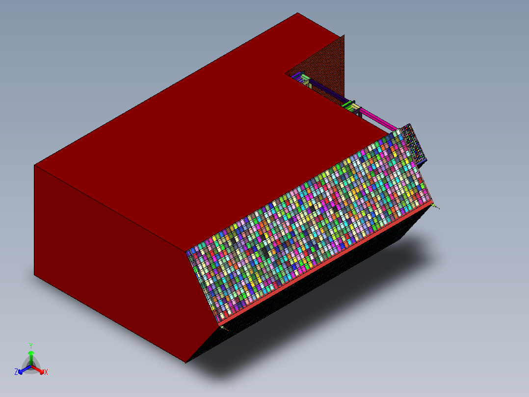 户型简单美观农村建房子三层楼主视图