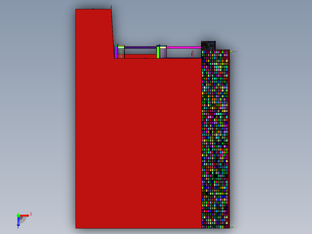 户型简单美观农村建房子三层楼俯视图