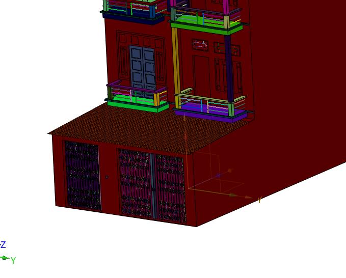 户型简单美观农村建房子三层楼