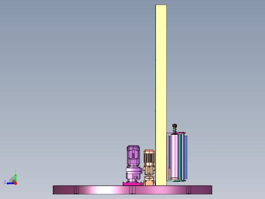 拉伸纸箱缠绕膜打包机右视缩略图