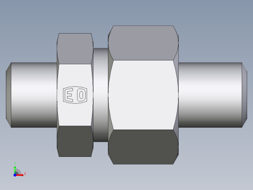 卡套式工业通用硬管接头EO_Weld_fitting_for_tubes_ASK625X5S前视缩略图