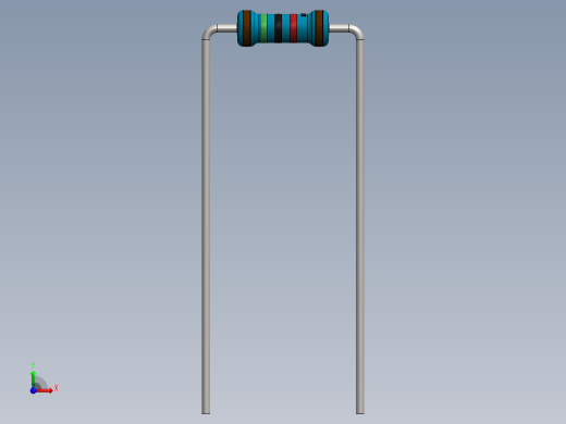 电容器 二极管 电阻器-Resistor 15K Ohm Blue前视缩略图