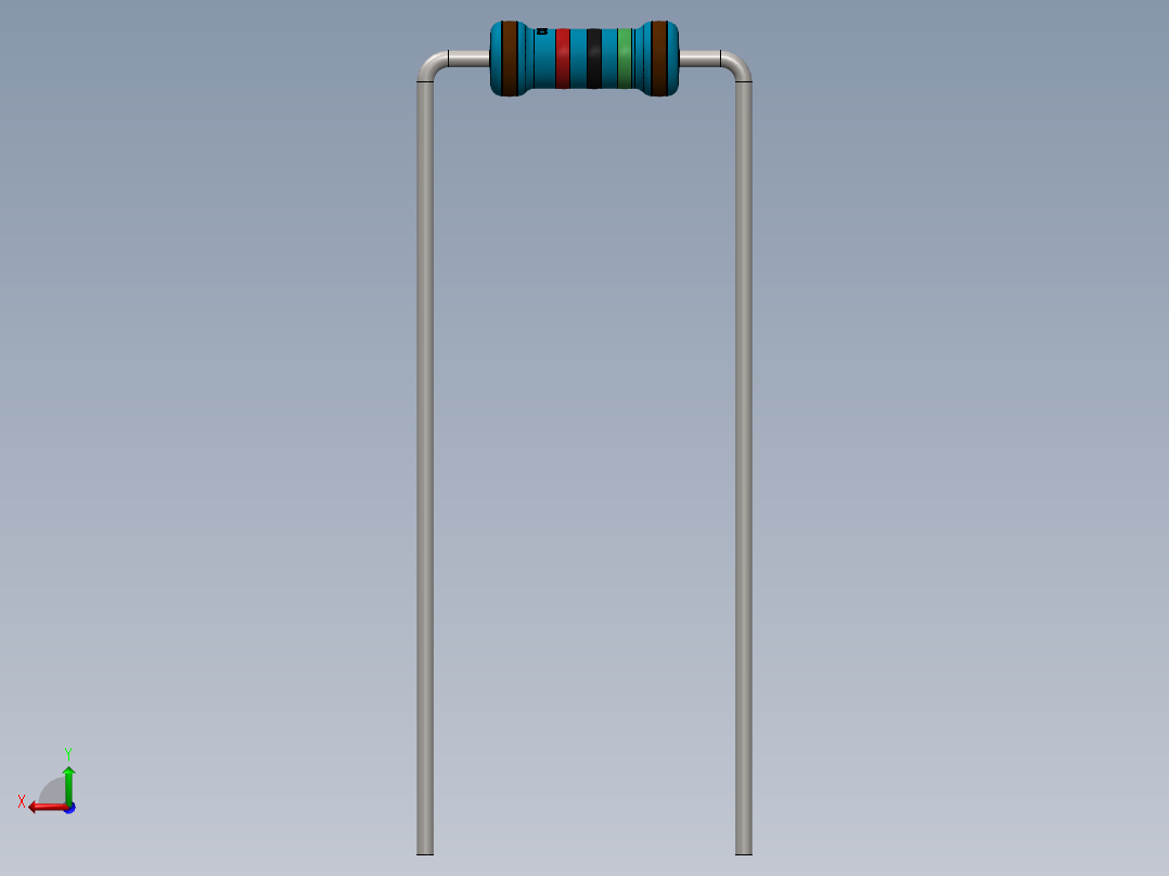 电容器 二极管 电阻器-Resistor 15K Ohm Blue后视图