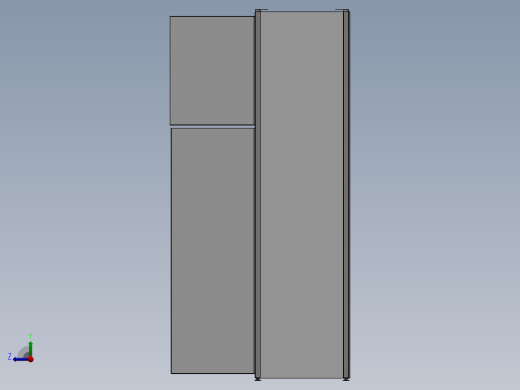 嵌入式衣柜右视缩略图