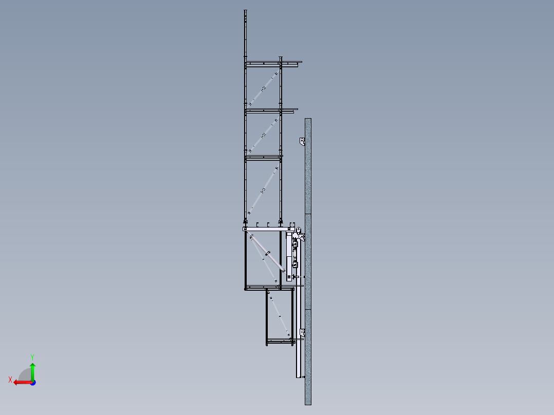 液压爬模系统909550后视图