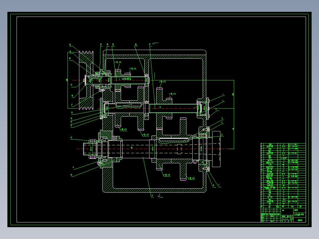 题目18-分级变速主传动系统设计