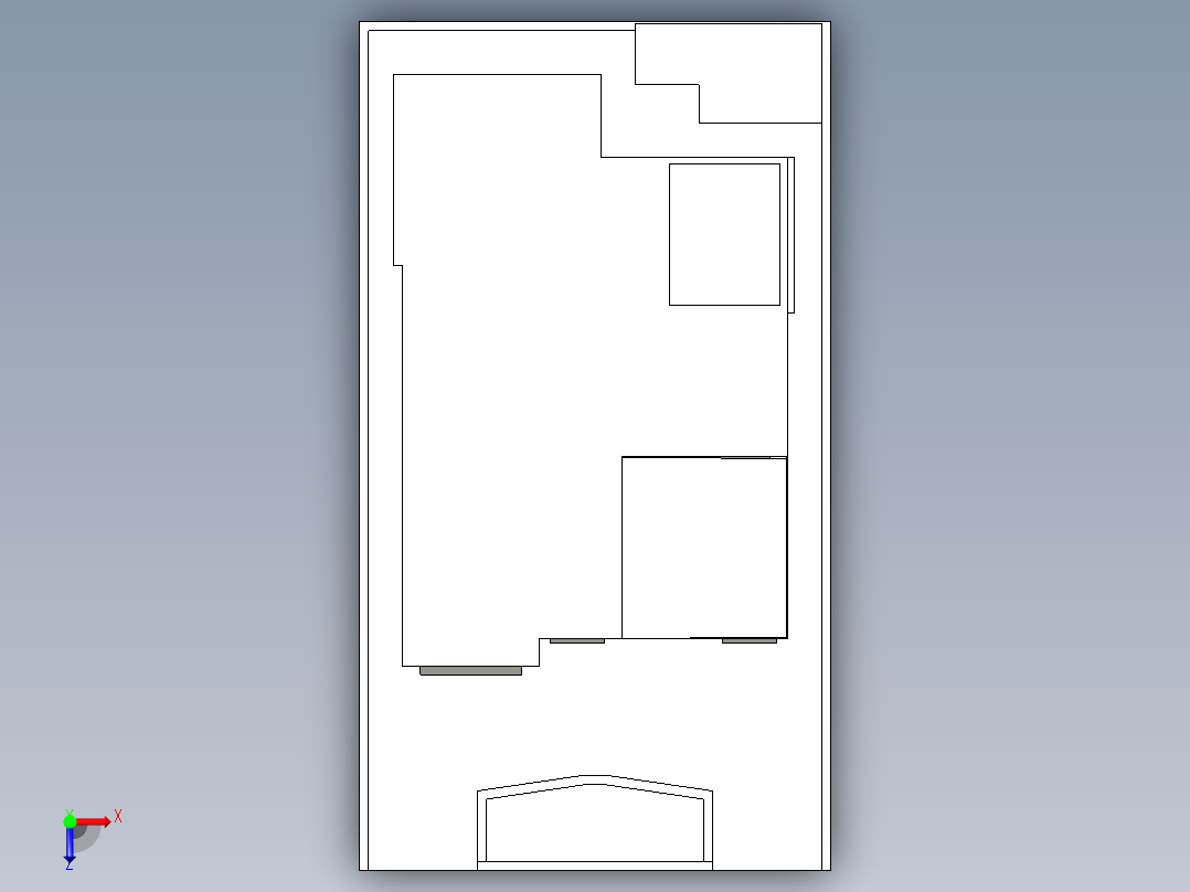 4500平方英尺的房屋俯视图