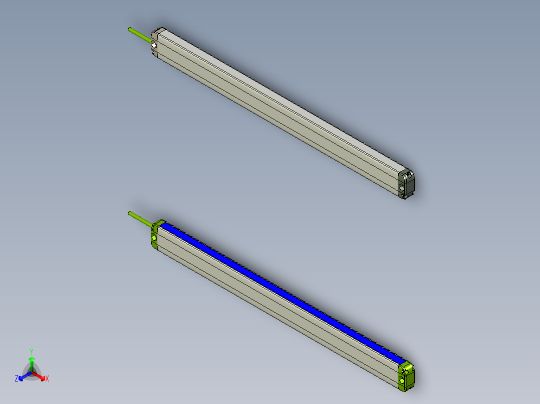 安全_区域传感器H2TLS3210_3D正等轴测图