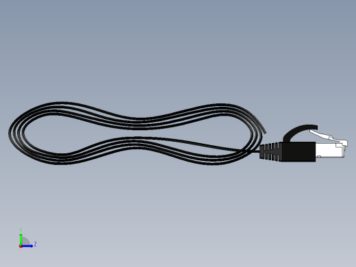 RJ45电缆2左视缩略图