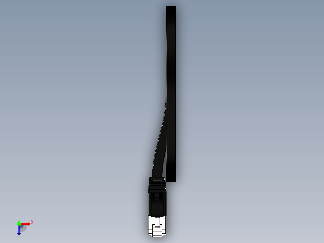 RJ45电缆2俯视图