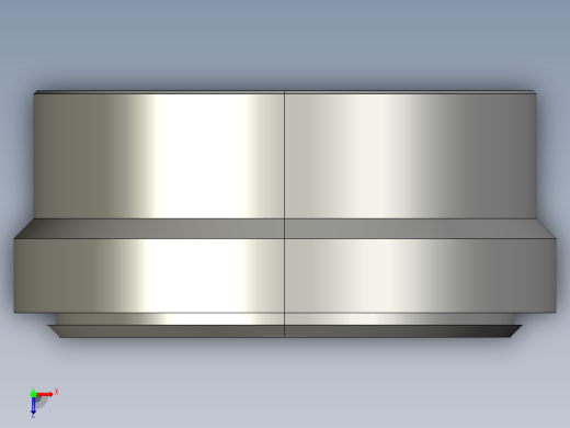 卡套式工业通用硬管接头14_tu-s俯视缩略图