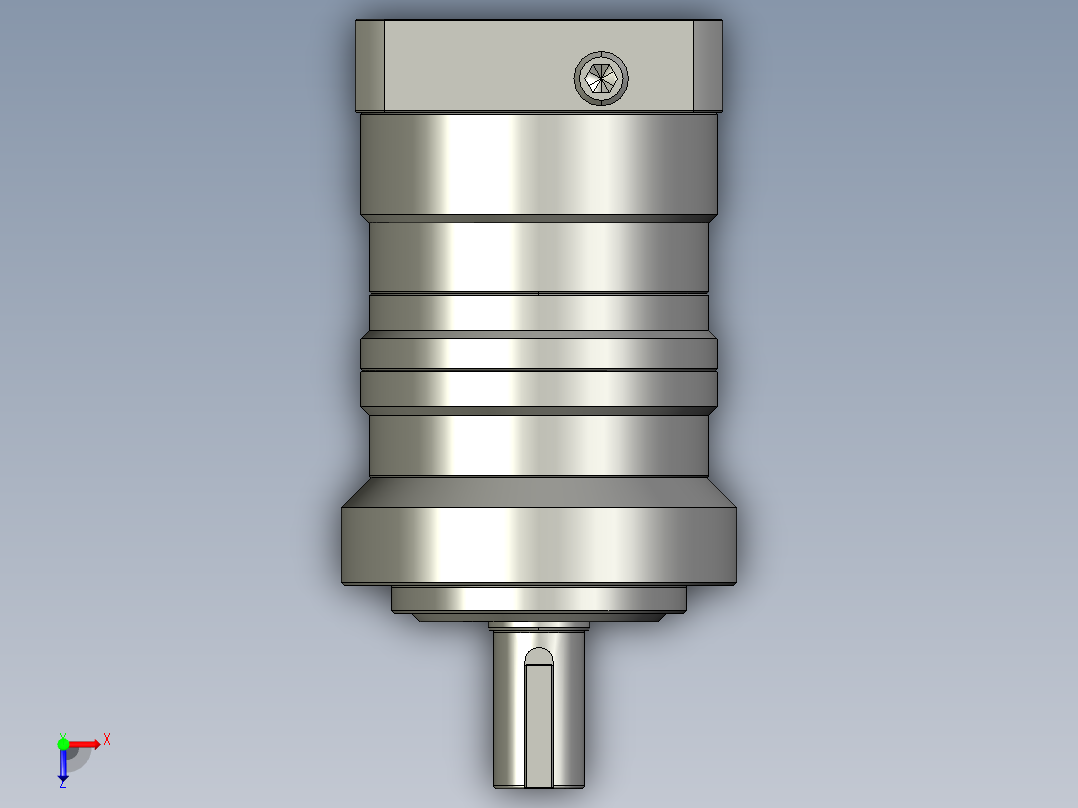 多摩川行星减速机TL-070-L2-14(45度)俯视图