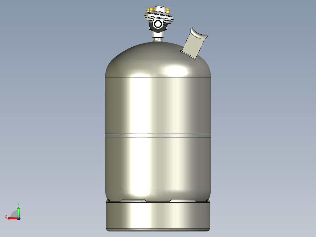 5kg野营煤气灯后视图