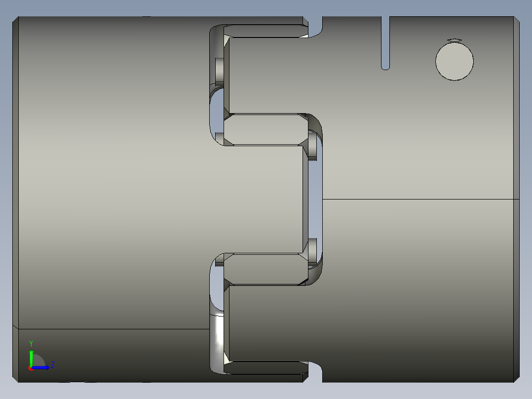 联轴器ALS-065-R-20B-20B左视图