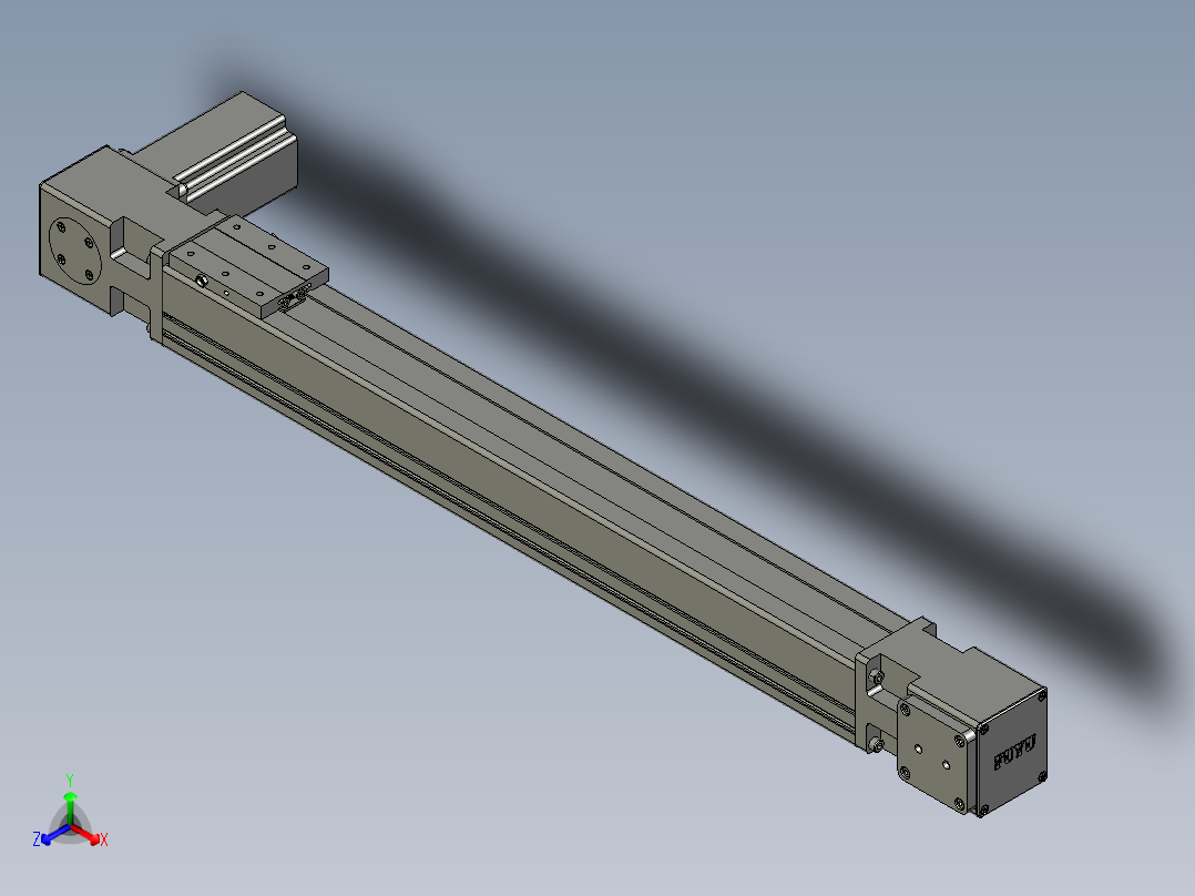 模组FBL60E500-R正等轴测图