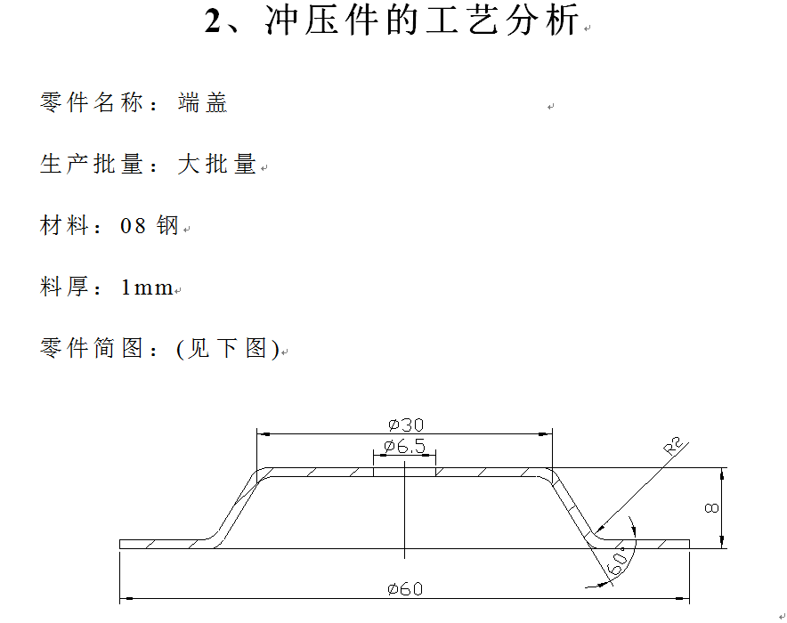 端盖冲压成形工艺及落料拉伸复合模具设计【全套11张CAD图】