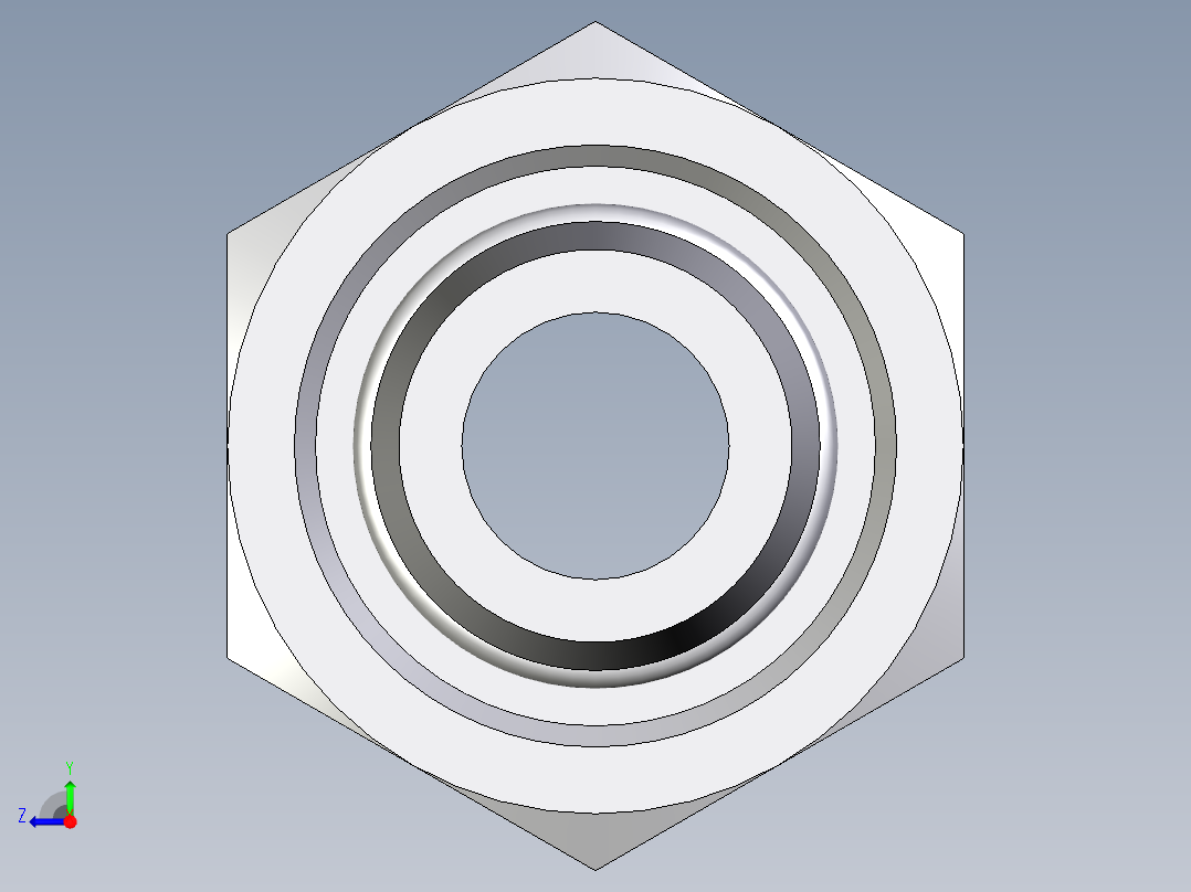 卡套式工业通用硬管接头EO_Swivel_connector_EGE12LMEDCF右视图