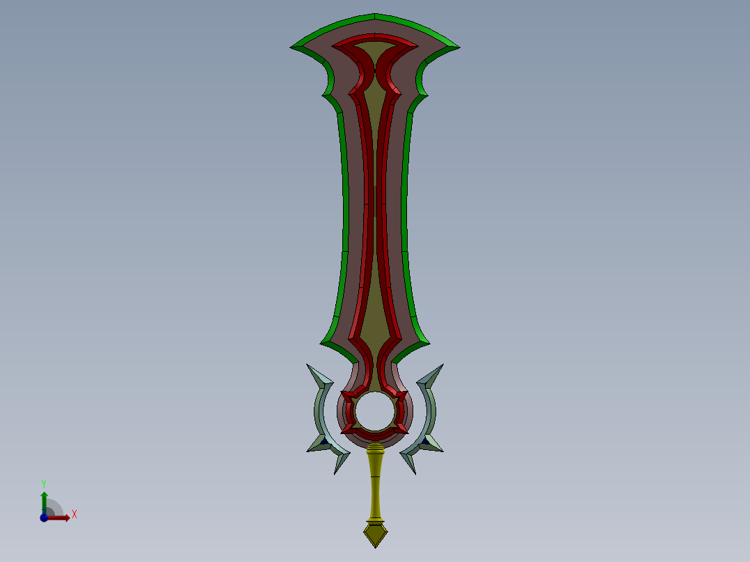 剑、宝剑(207)前视图