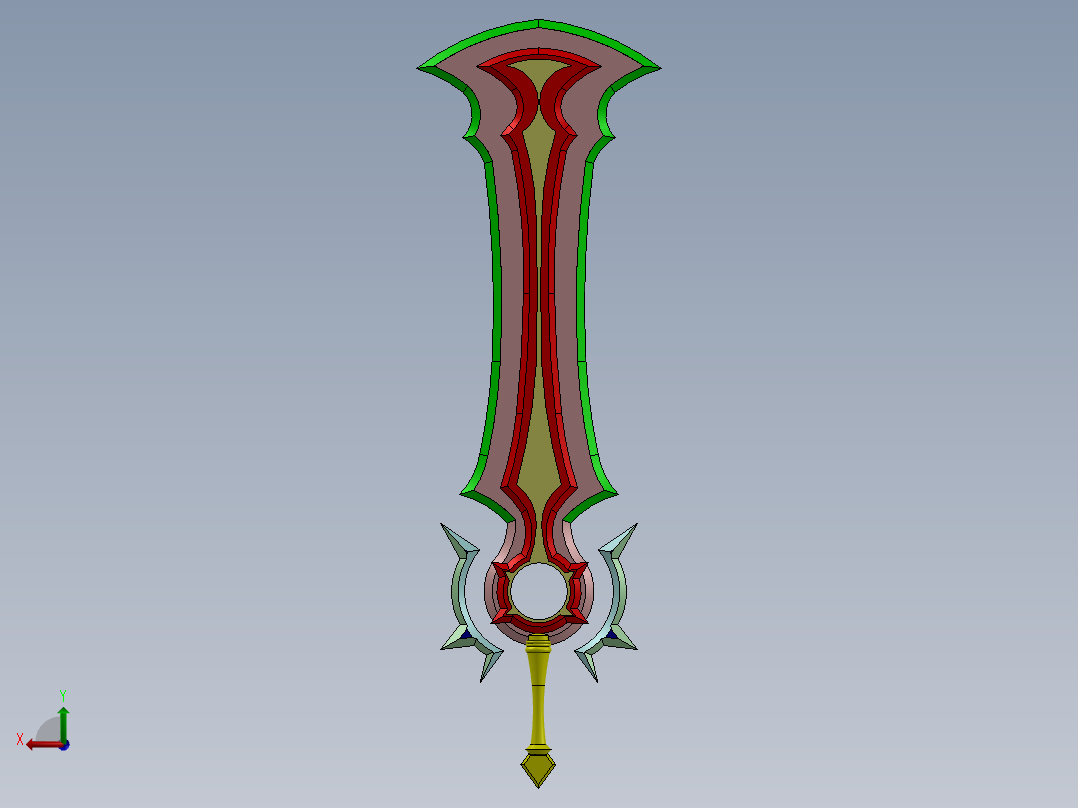 剑、宝剑(207)后视图