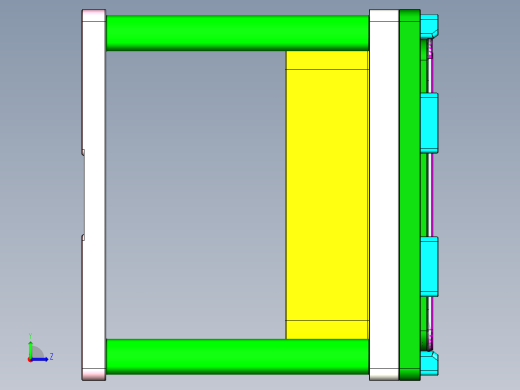 N552-A-笔记本CNC工装夹具三维模型CNC1-0420左视缩略图