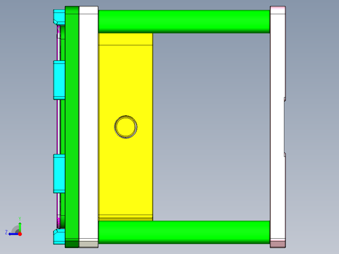 N552-A-笔记本CNC工装夹具三维模型CNC1-0420右视图