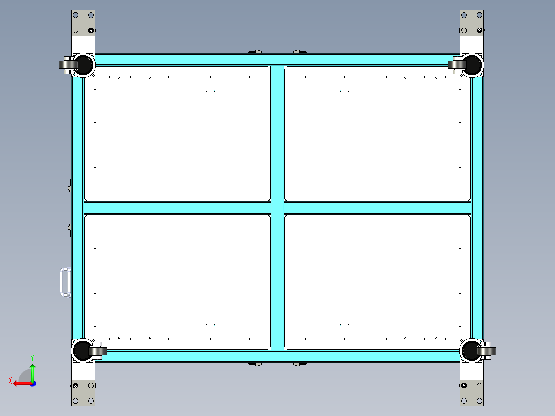 三工位热压机（用于手表手环压装）x_t后视图